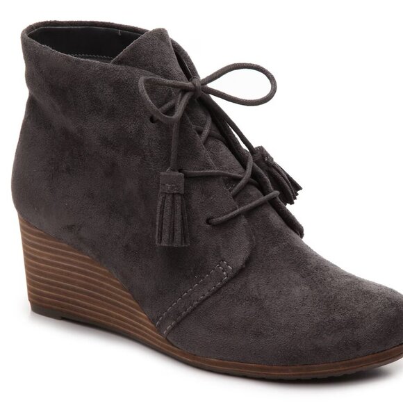 Dr. Scholl's Dakota Wedge Bootie in Gray in Size 8 M - Picture 1 of 11